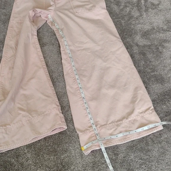 Free People Long Game Chinos Pale Pink - Picture 7 of 9